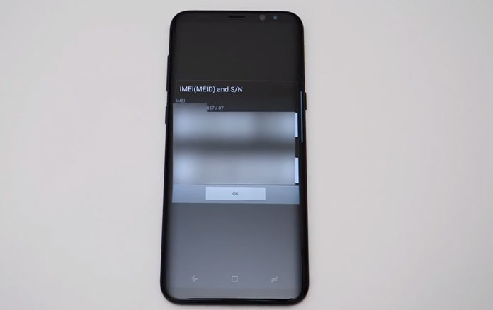 samsung s8 imei number